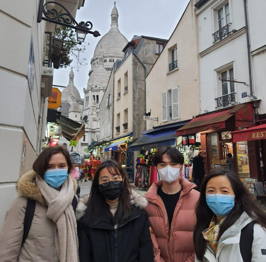 Our international students discovering Paris