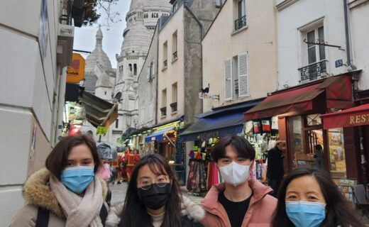 Our international students discovering Paris